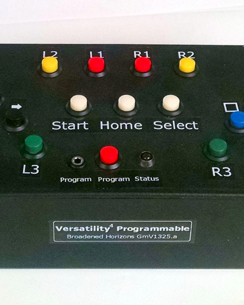 Versatility v4 Customizable & Programmable Ability Switch Game Controller Only for PS3 & PC - Broadened Horizons Direct