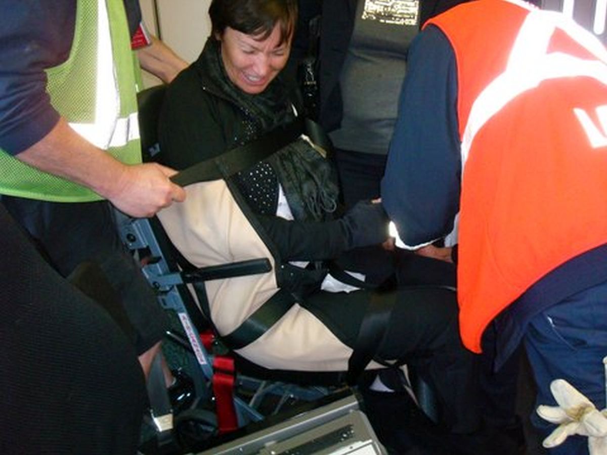 Comfort Carrier Wheelchair to Aircraft Travel Transfer Sling Seat - 10 CT Evacuation Package - Broadened Horizons Direct