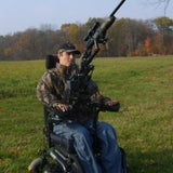 Powershooter Powered Gun Mount Pkg for C1-C5 Quadraplegics - Broadened Horizons Direct