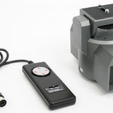 camera motorized tripod head with finger remote