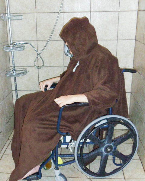 Comfort Robe - Bathroom Privacy & Comfort for Wheelchairs - Broadened Horizons Direct