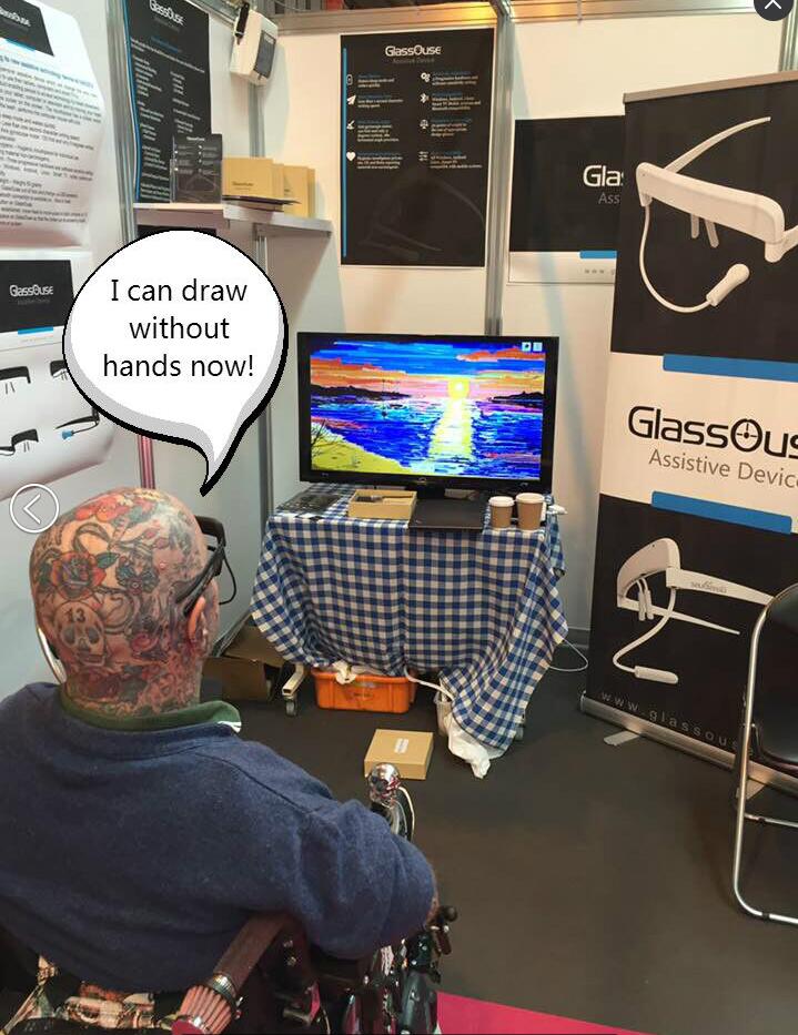 GLOSTOUSE V1.4 Bluetooth Hands-Free Motion Mouse