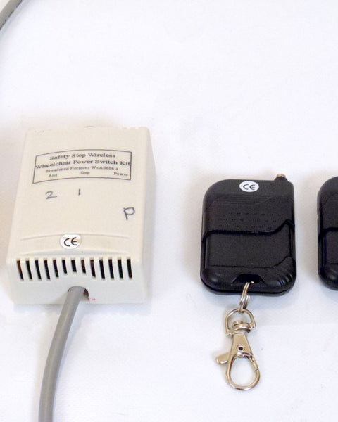 Safety Stop Wireless Remote Wheelchair Kill Switch Kit - Broadened Horizons Direct