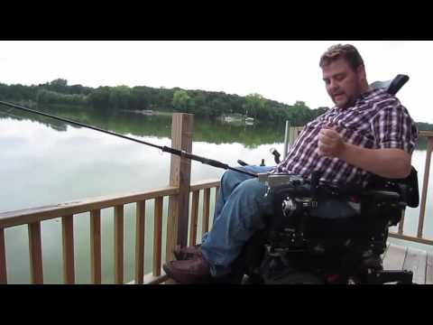 Adaptive Fishing Kit - Electric Variable-Speed Fishing Reel, Controls, Lifepo4 Battery, Graphite Rod, & Tackle