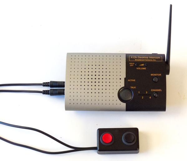 3 Location Hands-free Switch Enabled Wireless Intercom System -Client, Caregiver, & Front Door - Broadened Horizons Direct