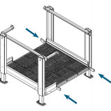 QRamp Module 9: 4' x 4' Straight Platform - Broadened Horizons Direct