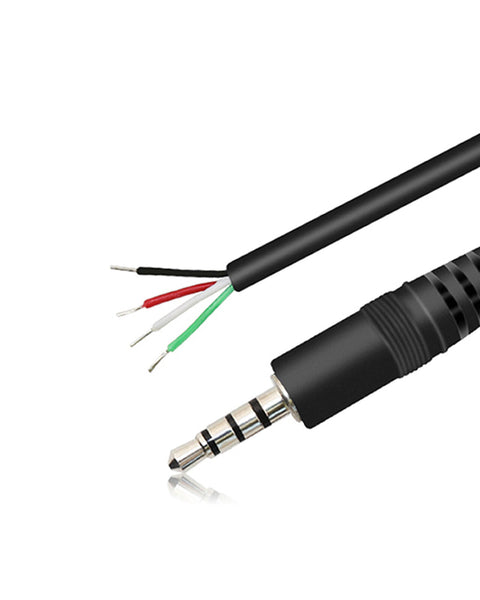 1/8" 3.5mm Wires - Male to Male or Bare Ends